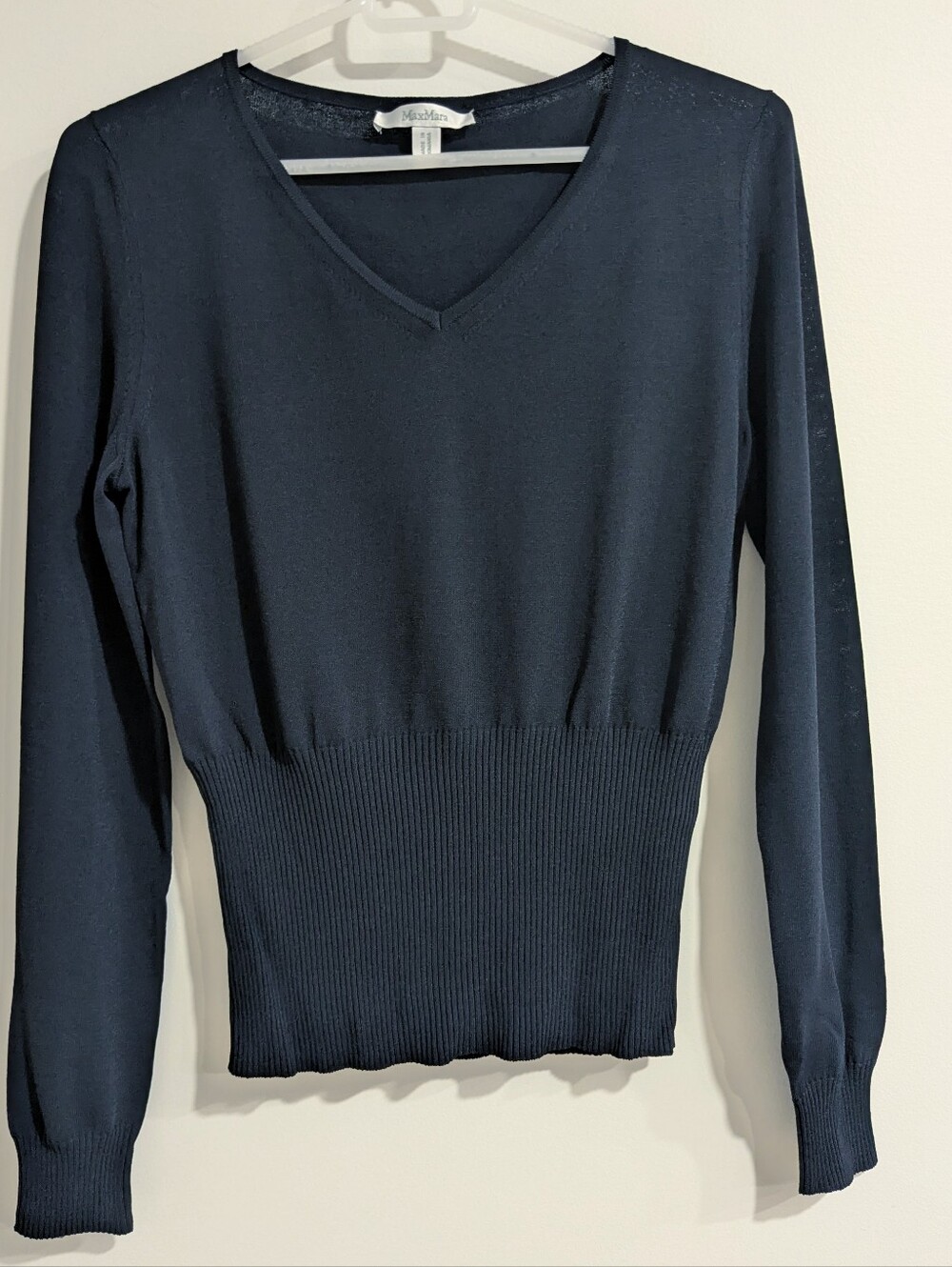 MaxMara Moda Ribbed Waist Sweater - Picture 2 of 6